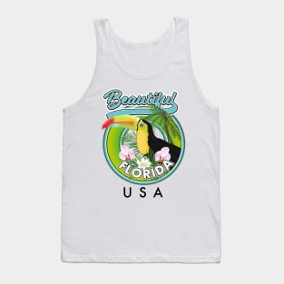 Beautiful Florida travel logo Tank Top